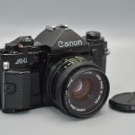 Canon Ae1 and A1 cameras with lenses